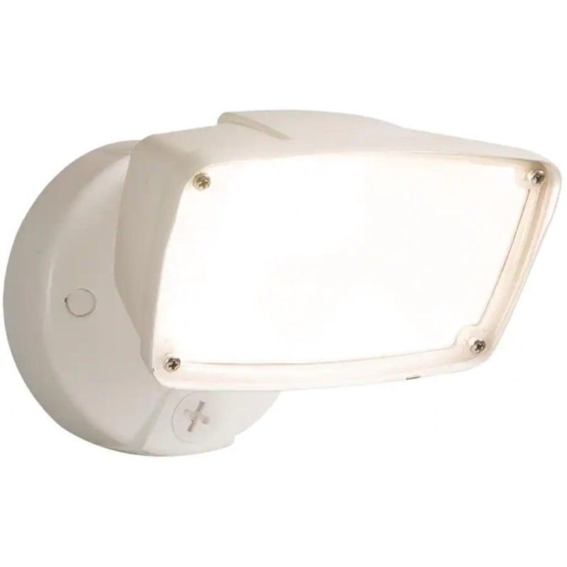 1 - Head LED Hardwired Dusk to Dawn Outdoor Security Flood Light with Timer
