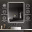 Miroir mural sans cadre Naliyah-205950763
