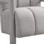 Fauteuil de loisir moderne 26,3 po avec accoudoirs en forme de L, tissu en polyester pour salon-1891143515