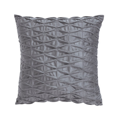 Smocked 18" x 18" Geo Decorative Pillow 