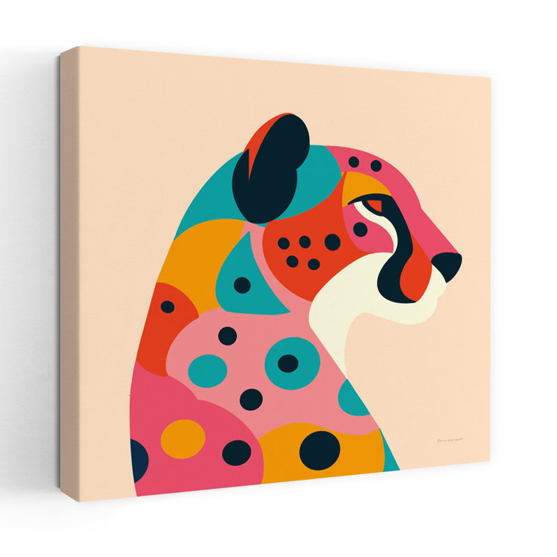 Safari Safari II, art animalier contemporain, H 36 po x l 36 po