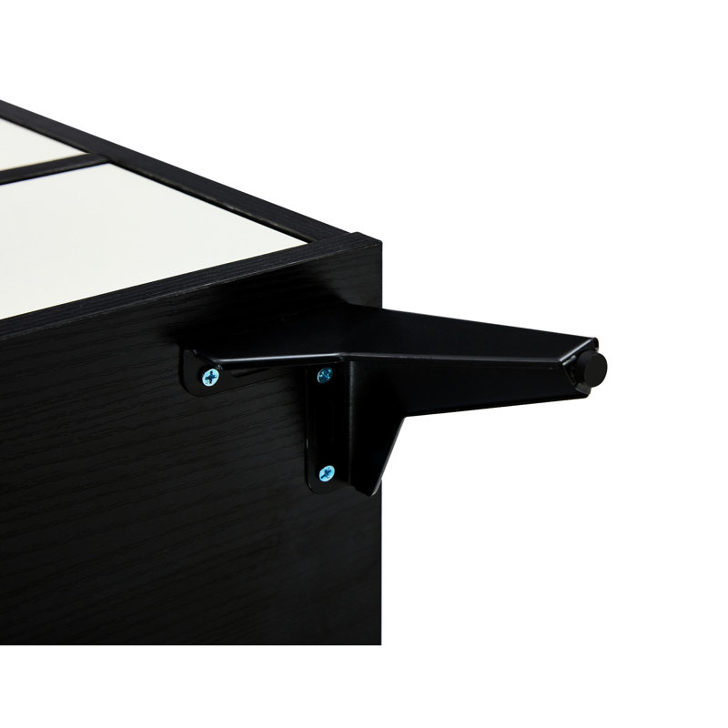 Commode noire 9 tiroirs Boards