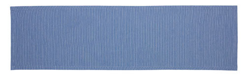 Needlestripe Table Runner, Indigo