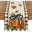 Chemin de table citrouille à carreaux Buffalo