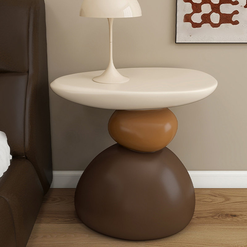Modern Resin  Stone End Table