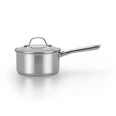 3-qt. Covered Saucepan, Stainless Steel