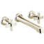 Levoir® Two-Handle Wall Mount Lavatory Faucet - Less Handles-1283464634-1283464635