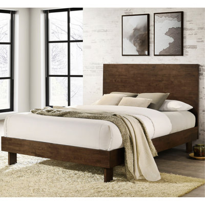 Bedroom Bed Frame, Platform Panel Bed
