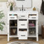 Meuble-lavabo 36 po avec lavabo intégré en résine - 4 tiroirs, 2 portes