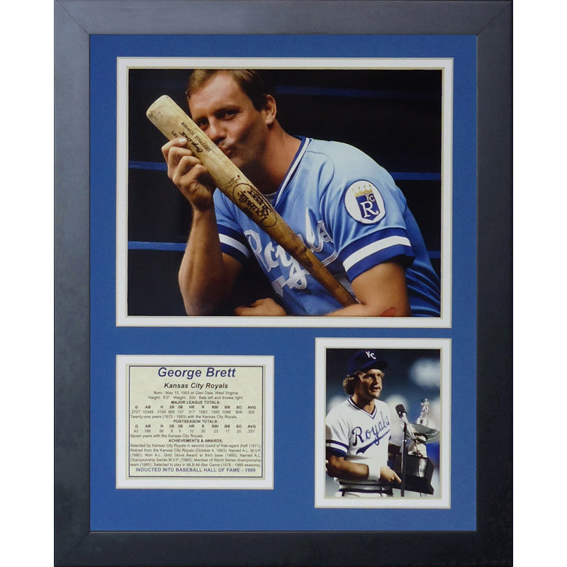 George brett, reproduction de photo encadrée