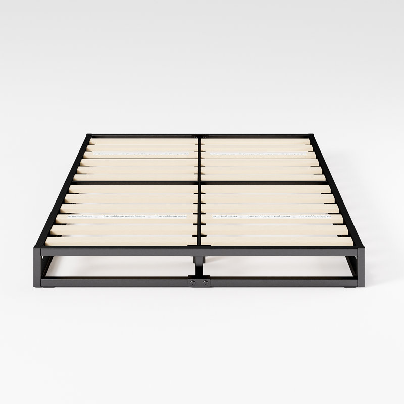 Dekker Metal Bed Frame - 15 cm High, Super King (6'), Black