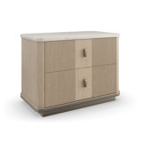 Rhythm 2 - Drawer Solid Wood Nightstand