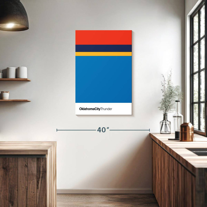 Sireci Oklahoma City Thunder, 36" H x 24" W