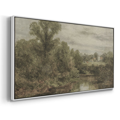 Série paysage - DCCCL XXVI - Toile tendue avec châssis encadré - Prêt à être accroché