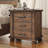 Rustic Three Drawer Framhouse Nightstand