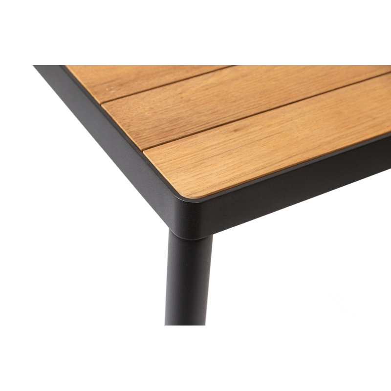 Riad Outdoor Dining Table, 29.5" H x 39.38" W x 39.38" D, Anthracite