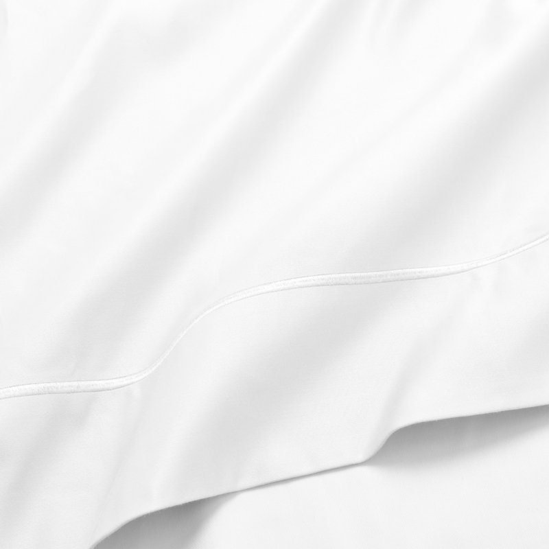  Ensemble de draps Luxury, Blanc, Ensemble de draps pour lit très grand californien