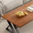 Cherry Solid Wood + Steel Rectangular Coffee Table-2101801900