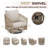 Outdoor 5-person Wicker Sofa With Cushion