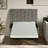 Convertible Ottoman With A Folding Sofa Bed, Frame, Memory Mattress And Tufted Design-1404835670