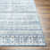 Dimattia Light Silver Machine Washable Area Rug