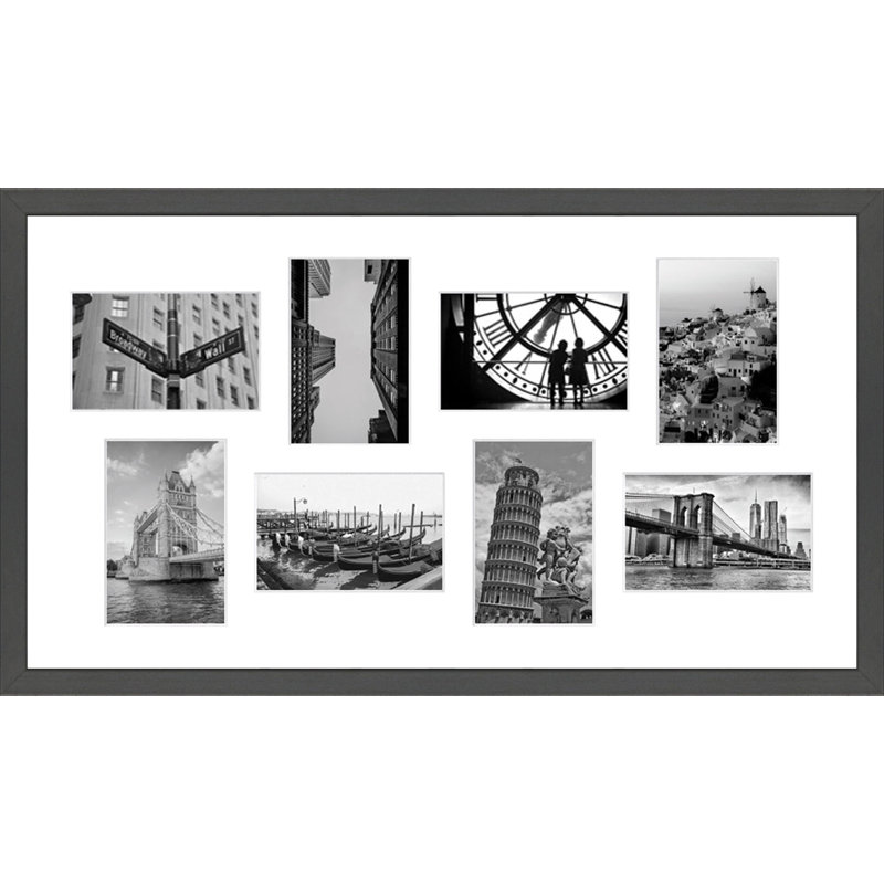 Adelinda Collage Picture Frame, Dark Grey