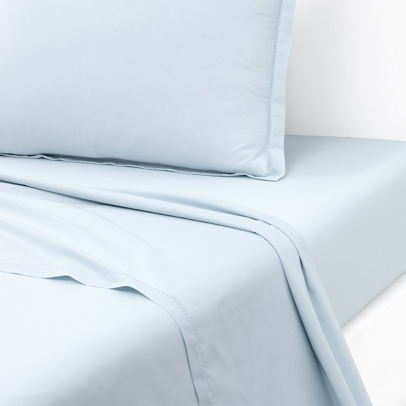 Batiste Flat Sheet, Blue, Twin Flat Sheet