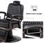 Fauteuil inclinable de salon de coiffure 25 po-1089465155