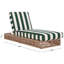 Chaise longue d'extérieur Langley-635986