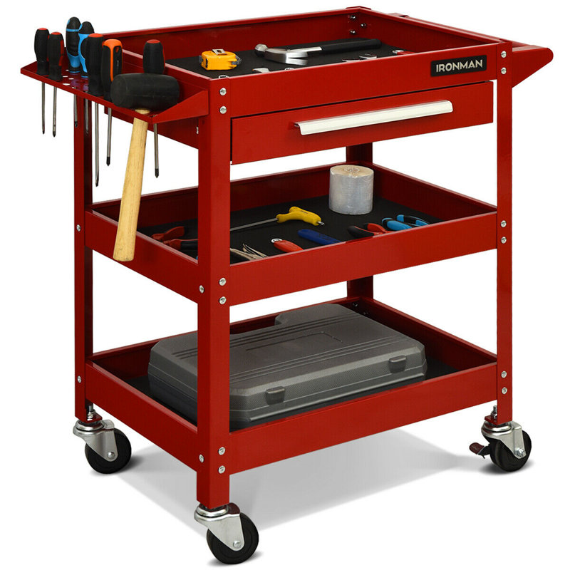80cm H x 80cm W Utility Cart with Wheels