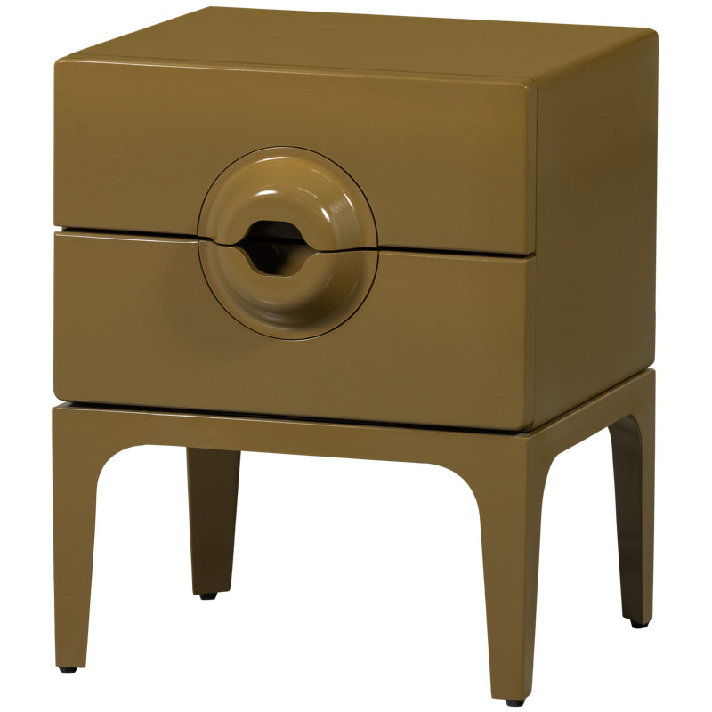 Merge 44cm W Solid Wood Bedside Table