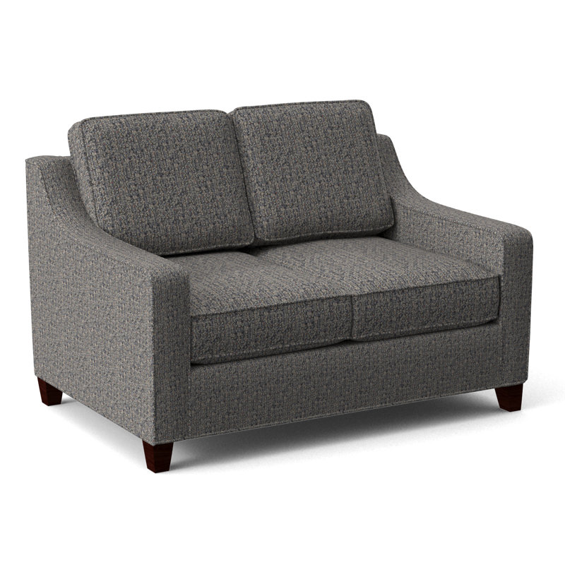 Clark 54" Square Arm Sofa Bed, Dillon Williamsburg, Empire Mahogany