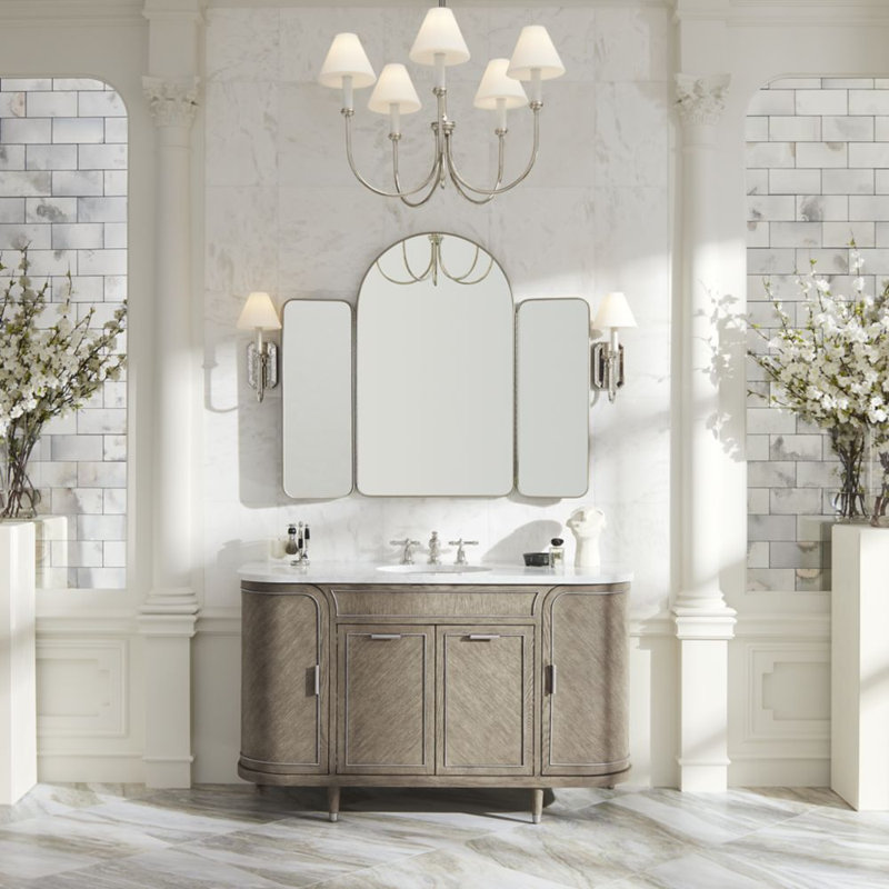 Triptych Metal Mirror