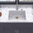 25" x 22" Drop-in Single Bowl Quartz/Granite Composite Kitchen Sink