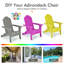 Chaise Adirondack pliante en bois DiBernardo-1467020023