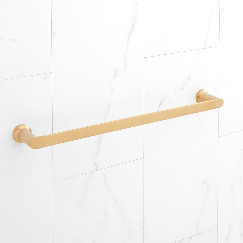 Berwyn Towel Bar, 1.94" H x 25.94" L x 3.44" D, Brushed Gold