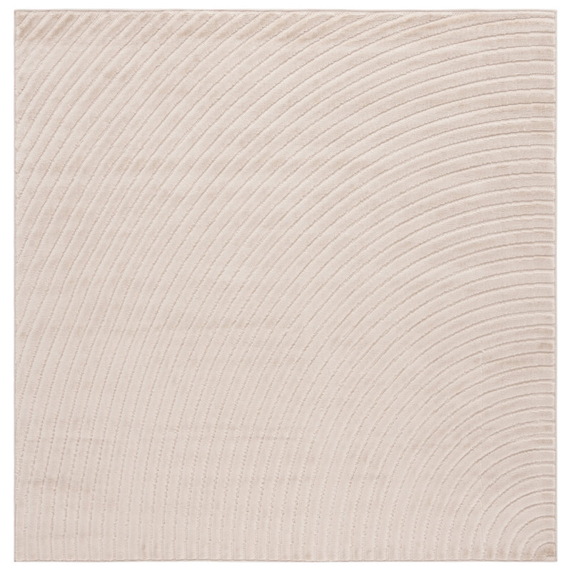 Lounsberry Performance Solid Color Rug, Square 6'7"
