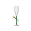 Botanica - Optical Flute Amber Flower 5.4 Oz