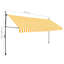 Dakota Fields Fabric Cover Retractable Patio Awning-413833030-413255013