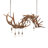 Dragelin 8 - Light Dimmable Modern Linear Chandelier