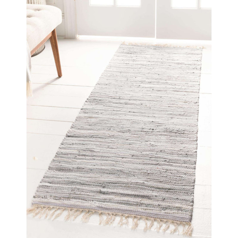 Gwin Cotton Abstract Indoor Rug, Runner 2'2" x 6'7"