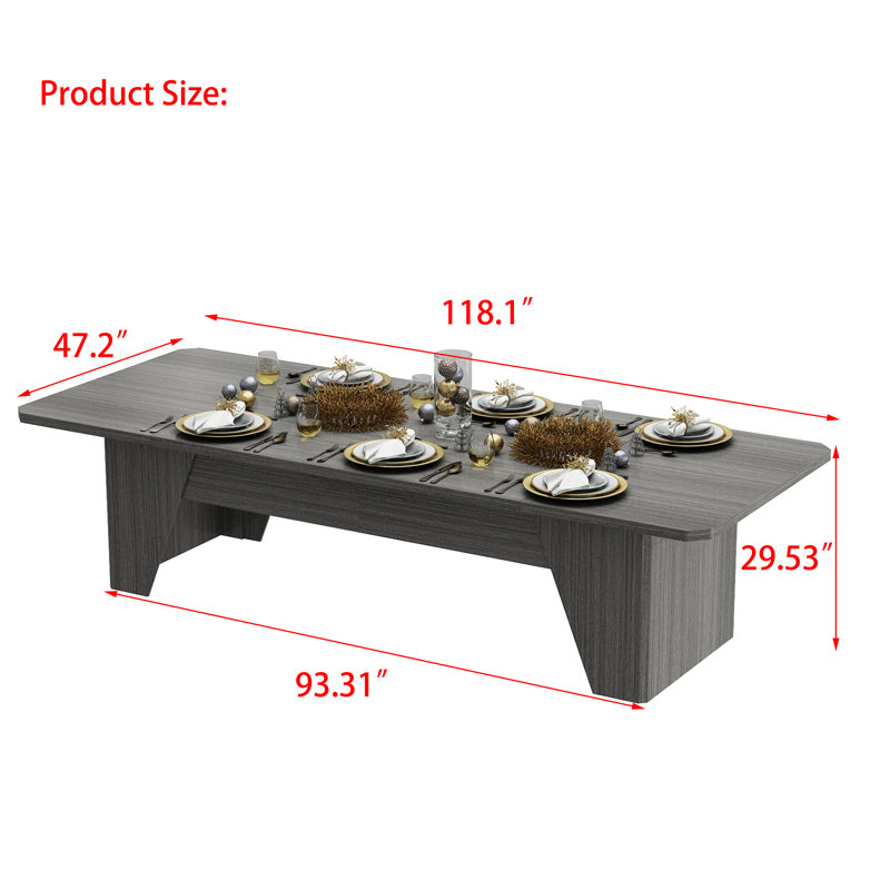 Dining Table With Spacious Top
