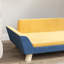 Lit pour chien orange avec coussin doux lavable, support de planche multicouche, élevé à froid, convient au coussin et à la housse pour petits chiens, conception, taille