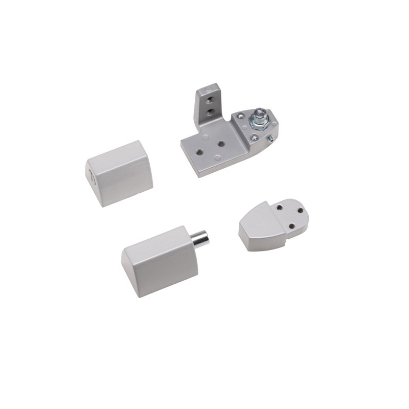 Arch/Vistawall Style 3/4 in. Offset Door Pivot Hinge Set for Adams Rite Type Storefront Door, Metal, Aluminum