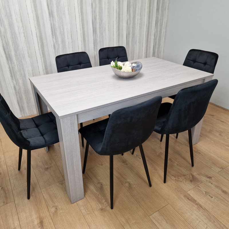 Minesha 6 - Person Dining Set