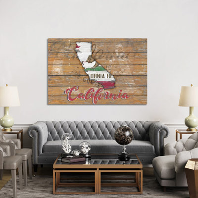 Rustic Morning In California State by Diego Tirigall - Wrapped Canvas Print