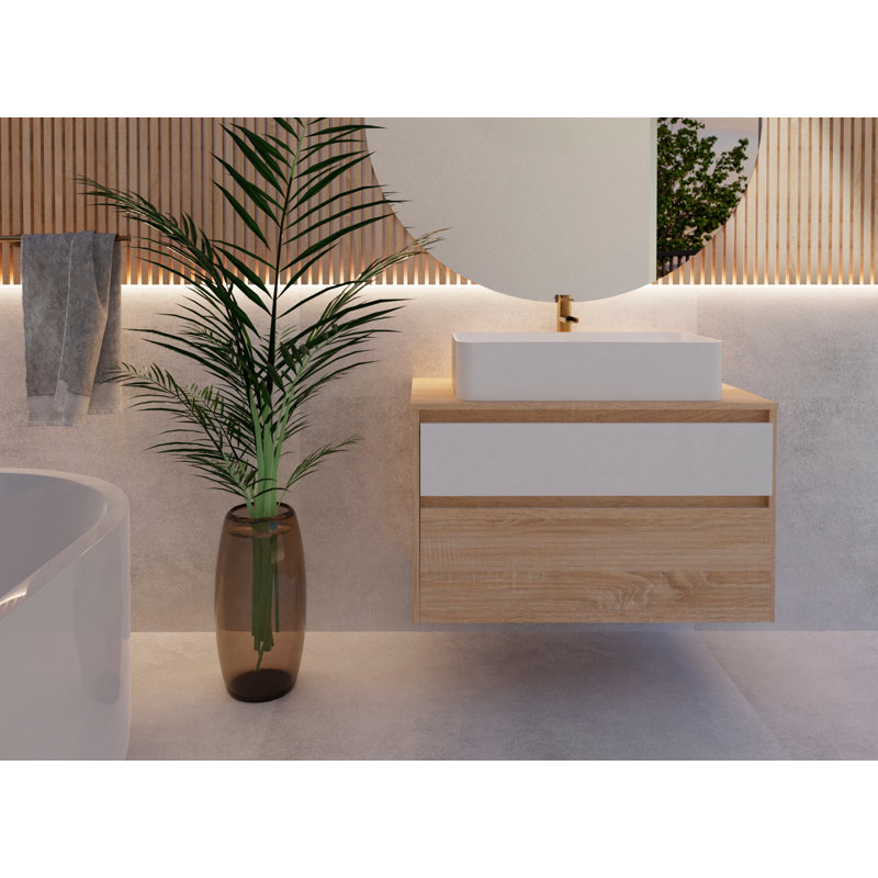 DAX Aeda Vessel Rectangular, Matt Pink