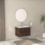 Meuble-lavabo flottant moderne 30 po avec évier en céramique et rangement spacieux Brinley