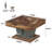 31.5" Square Rustic Coffee Table-1332531297