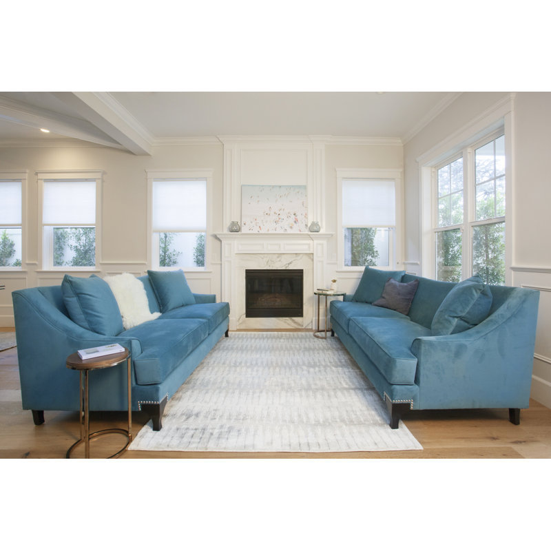Bamboo Silk Abstract Area Rug, Rectangle 6' x 9'
